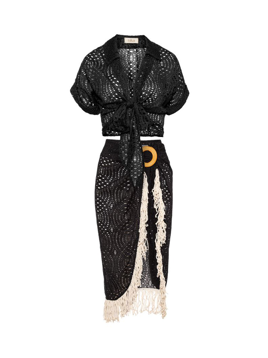 Malibu Skirt Black Lace