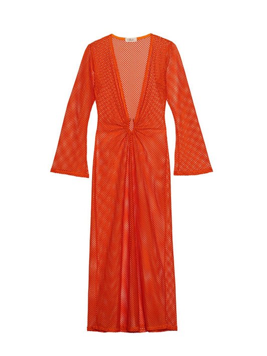 Caribbean Mesh Dress Orange