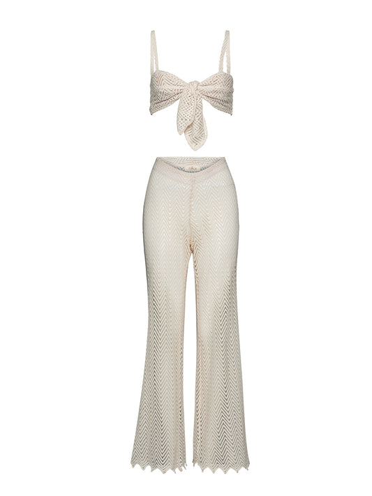 Bielle Pants Ivory Knit