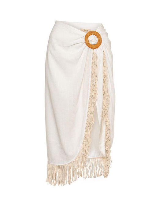 Malibu Skirt Off White Rope