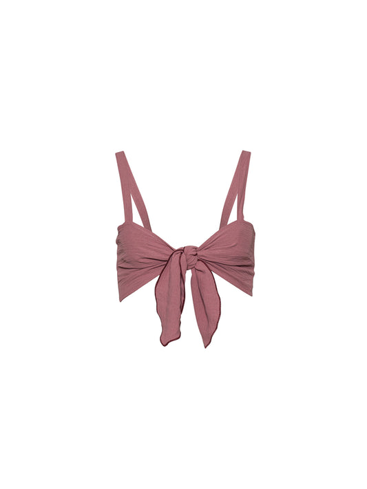 Sol Knot Top Dusty Pink