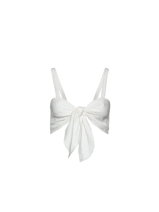 Sol Knot Top Off White