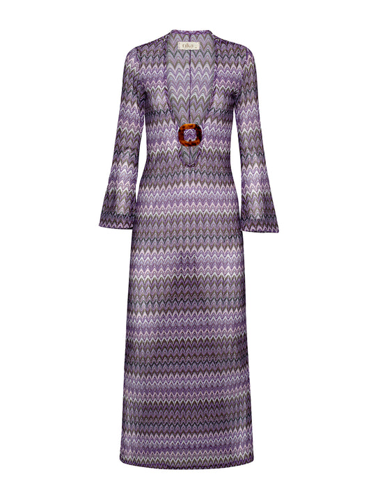Hamptons Dress Purple