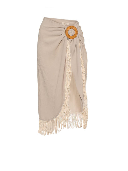 Malibu Skirt Taupe Rope