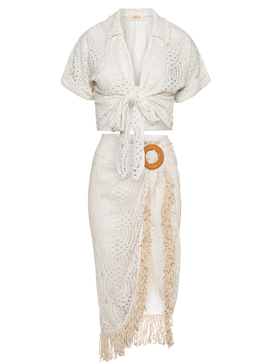 Malibu Skirt Vanilla Lace Rope